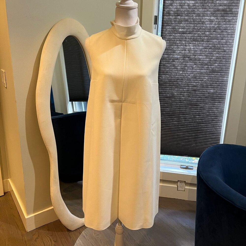 ROKSANDA Dima pleated crepe mini dress